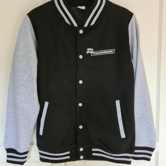 Baseball jacket zwart/grijs FNV Industrie