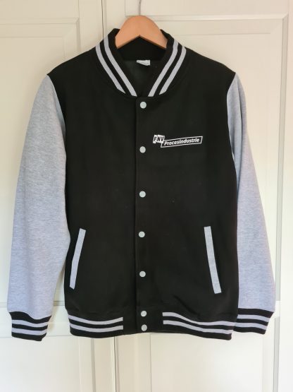Baseball jacket zwart/grijs FNV Industrie